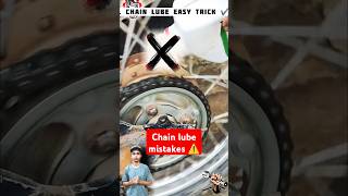 Chain lube mistakes 2024 | #motos