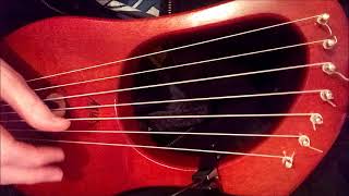 LIONHEART - homemade song - 7 string lyre with nylon strings