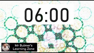 6 MINUTE TIMER with Kaleidoscope Study Music