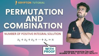 Number Of Positive Integral Solution (PK SIR IIT BHU ) || Multinomial Theorem || IIT JEE MATHEMATICS