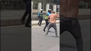 Conductor Agredido vs Agentes de Transito Trifulca