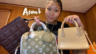 Fast ASMR Purse tapping & scratching 👛✨