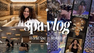 SPA DAY IN NYC (WORLD SPA) VLOG & REVIEW