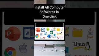 Sare Software sirf 1 click mein install honge #tipsandtricks #techtips #techshorts #tech #techvideo