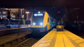 Metronom RB 41 nach Bremen Hbf mit 146 532-7 , Einfahrt in Hamburg Hbf bei Nacht