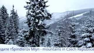 Špindlerův Mlyn - горнолыжный курорт в Крконошах. Чехия 2015.