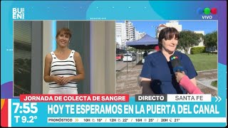 Jornada de colecta de sangre en Santa Fe ► Telefe Rosario