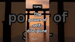 The power of self-discipline 💯💯💯 #shortfeed #viralshorts #tranding #trandingvideo #trandingshorts