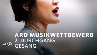 LIVE: 2. Durchgang Gesang 1. Tag | ARD-Musikwettbewerb