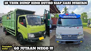 HARGA TRUK DUMP HINO DUTRO BEKAS MULAI 60 JUTAAN NEGO || UPDATE TERBARU 2023 || JUAL BELI TRUK BEKAS