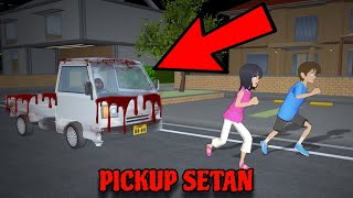 Yuta, Mio Dan Baby Celine Dikejar Pickup Penuh Tuyul || Sakura School Simulator