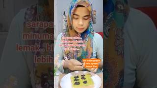 sarapan diet dan minuman peluntur lemak perut #youtubeshorts #zafira #asmr #food