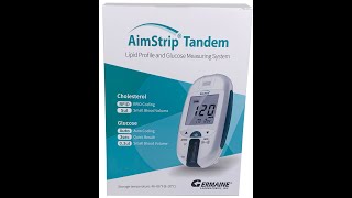 Germaine AimStrip Tandem Lipid Profile and Glucose Measuring System