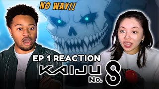 AN INSANE START ALREADY! | *Kaiju No. 8* Ep 1 REACTION