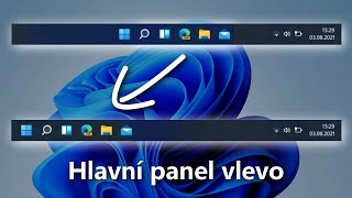 |Windows 11| - Jak zarovnat hlavní panel vlevo