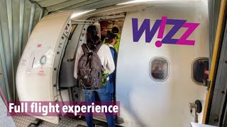 WIZZAIR A321 FULL flight experience from Malmo (MMX) to Budapest (BUD)