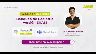 Webinar gratuito: Banqueo de pediatría versión ENAM