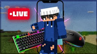 LIVE ON 🔴 JOGANDO MCPE NO MOBILADOR🖱 - MINECRAFT AO VIVO!