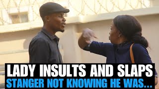 Lady slaps a stranger not knowing he was| Brightmarn Studios