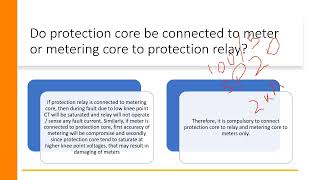 8 Metering Vs Protection Core