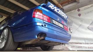 bmw e34 m50b30 with e32 740 muffler