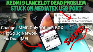 Change Emmc Only Redmi 9 Without BOX | Fix Dual IMEI @mobilecareid