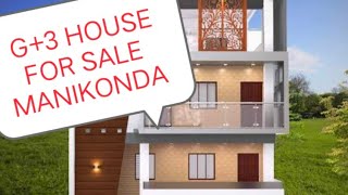 ID #JH586 // G+3 HOUSE FOR SALE// MANIKONDA// ALKAPURI TOWNSHIP//