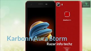 Karbonn Aura Storm  specifications ,camera ,price etc...