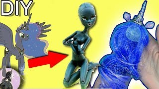 👉Как сделать ООАК Принцесса Луна / ооак монстер хай / ooak princess luna / ooak monster high