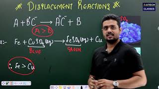 Chemical reaction and equation - Displacement Reaction class 10th ncert