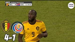 Belgica vs Costa Rica 4-1 Resumen Completo Amistoso Internacional 2018