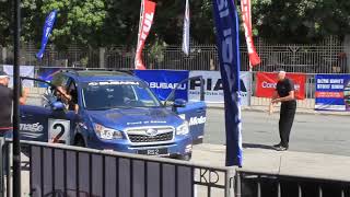 Manila International Auto Show Russ Swift Stunt Show Subaru Forester with James Deakin