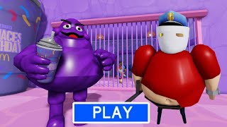 GRIMACE BARRY'S PRISON RUN! (SCARY OBBY) - Full Gameplay - No Commentary #roblox