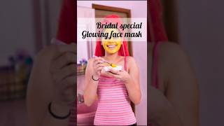 Bridal special besan+ turmeric face mask#homemade #diy #skinbrightening #skincare #viral #facepack