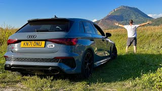 Driving 1000 km In A 2022 Audi RS3 Sportback From London To France 🇫🇷*Roadtrip*