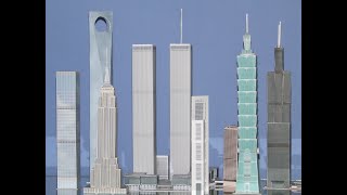 How to build paper scale model skyscrapers - like geocraper