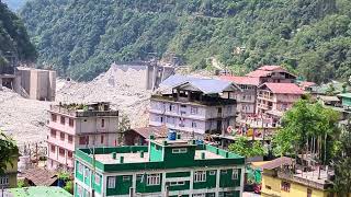 Damage of River Dam due to Cloudburst and Landslide in Sikkim...