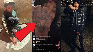 Luh Tyler Shows Illuminati Tattoo On Live😳Sold His Soul?