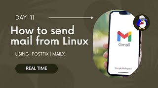 How to send MAIL using POSTFIX from LINUX | DAY 11 | Telugu