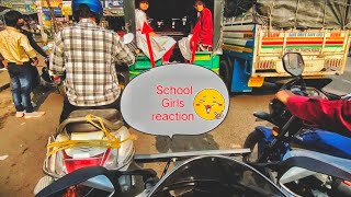 Girls 😮 Reaction || On Going To Realme || Survice Sentre🙂