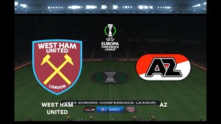 (2023) West Ham - AZ (highlights): Europa Conference League (FIFA23)