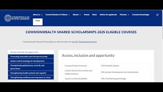 Step by Step Guide to Commonwealth Shared Scholarship 2025 Everything You Need to Know