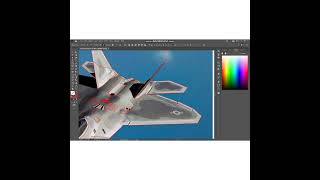 F22 raptor design in Illustrator #shorts