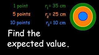 Expected Value When Throwing a Dart