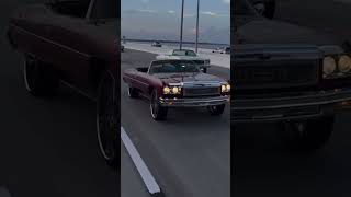 #florida #droptop #sliding #highway #bigrims #chevy #caprice #donks #riding