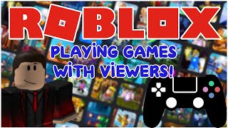 🔴 Playing With Viewers Live! | ROBUX GIVEAWAY TODAY!! | Roblox