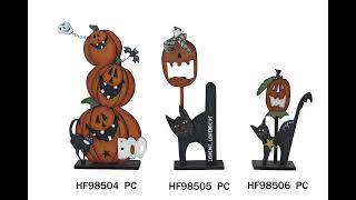 Halloween outdoor decoration wooden craft