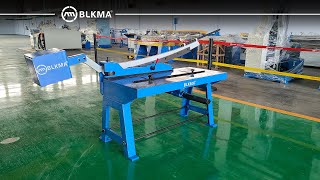 BLKMA® Hand Guillotine Shearing Machine / Manual sheet metal guillotine shear machine