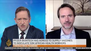 Marcus Plescia Answers COVID-19 Vaccine Distribution Questions on Al Jazeera