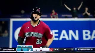 Arizona Diamondbacks' Adrian Del Castillo hits grand slam home run vs. Miami Marlins